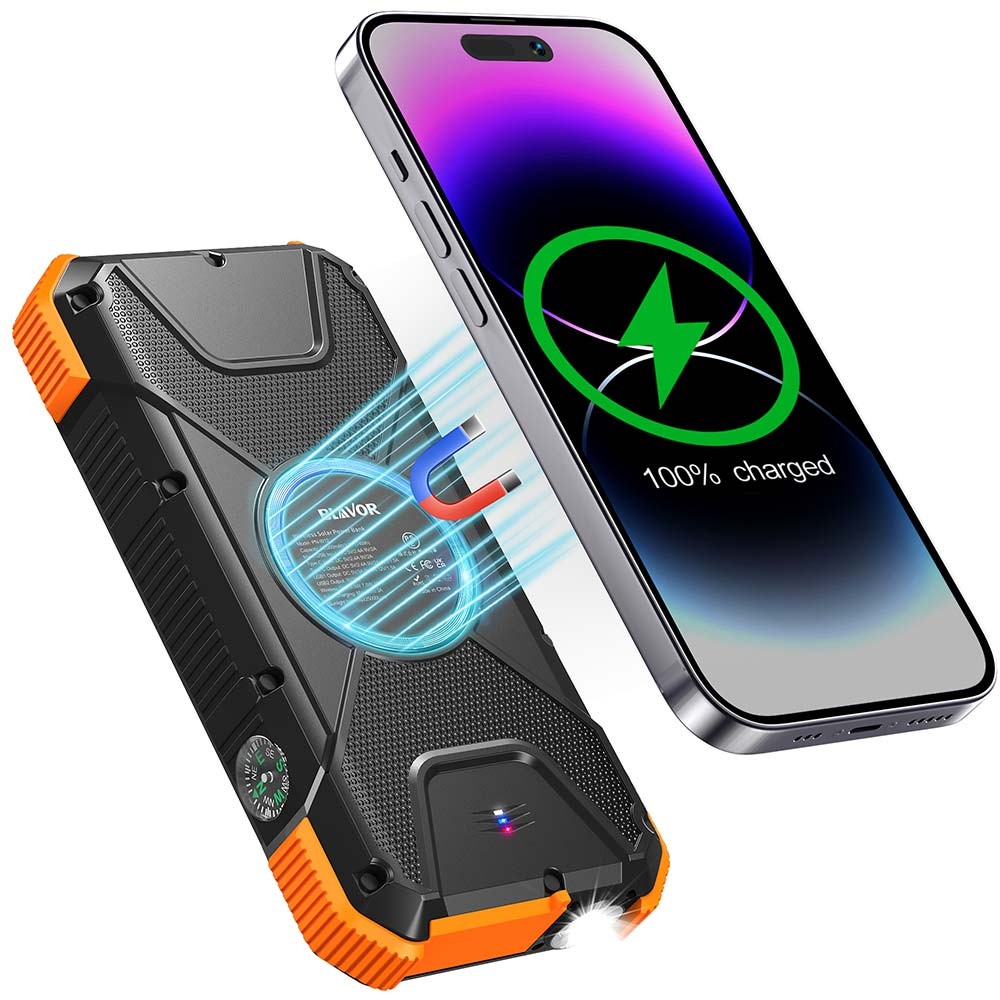 20000 mAh QC3.0 & PD Schnellladung Magnetische kabellose Lade-Powerbank