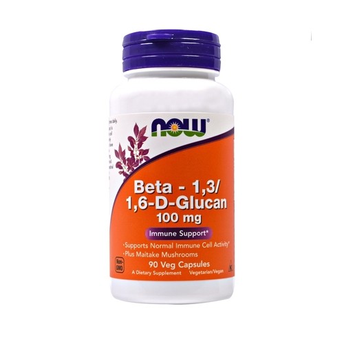 Now Foods Beta 1,3/1,6- D -Glucan 100 mg (90) Standard