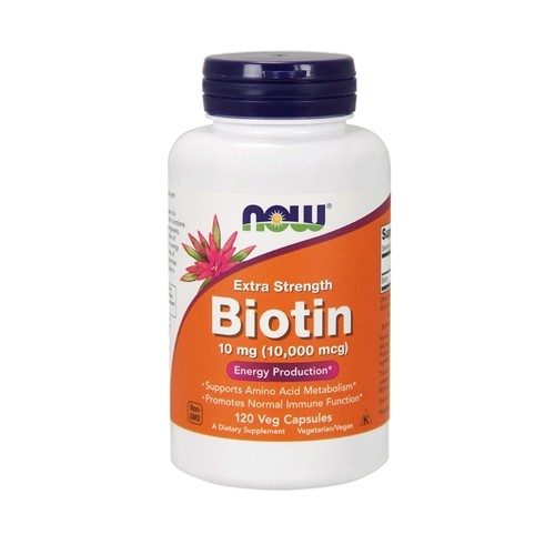 Now Foods Biotin 10000µg Extra Strength (120) Standard