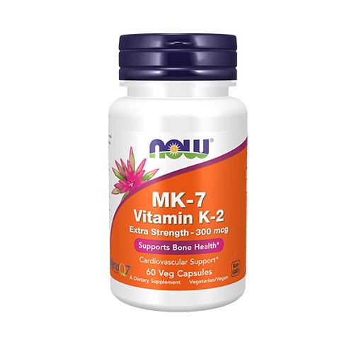Now Foods MK-7 Vitamin K-2 Extra Strength 300 mcg (60 vcaps) Unflavoured