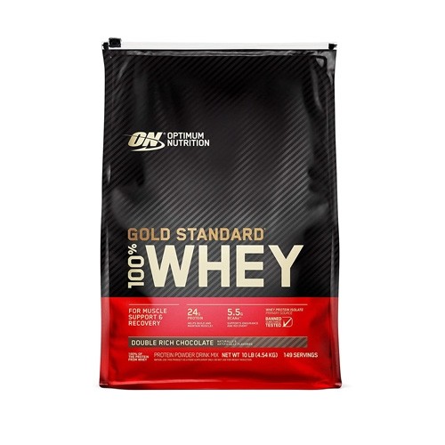 Optimum Nutrition 100% Whey Gold Standard (10lbs) Delicious Strawberry