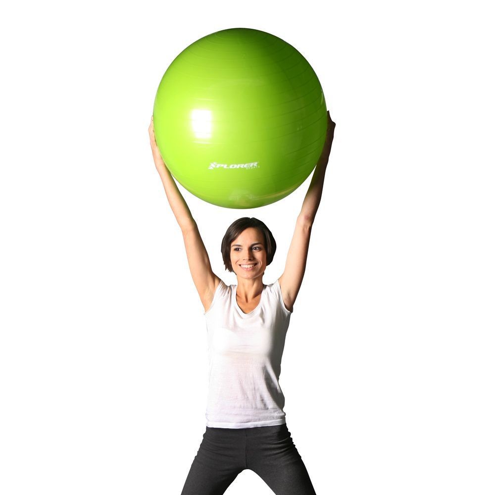 Pilates-Ball-Grün 65 cm + Pumpe - Xplorer