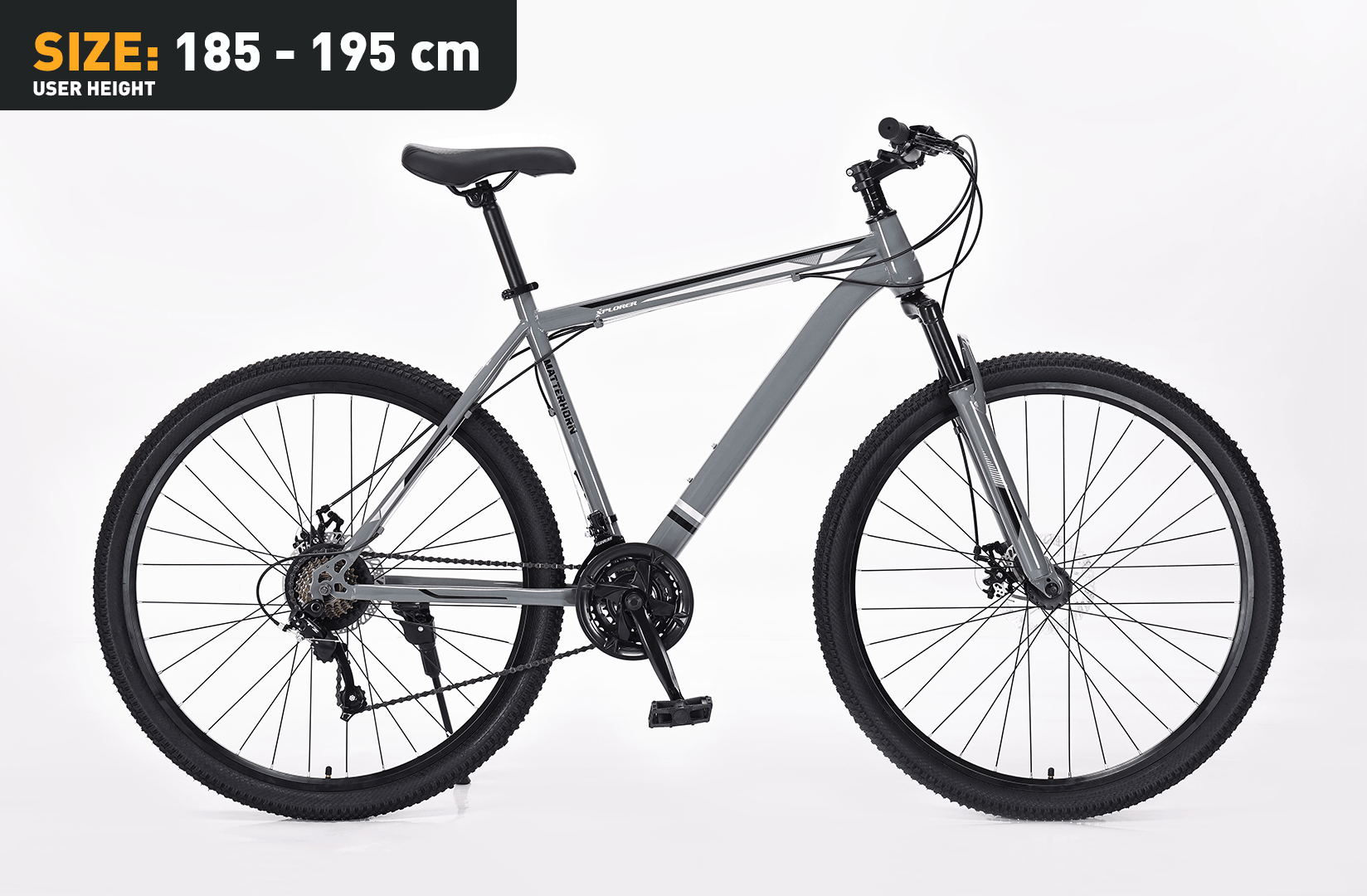 Xplorer MTB Fahrrad MATTERHORN Gray 29"