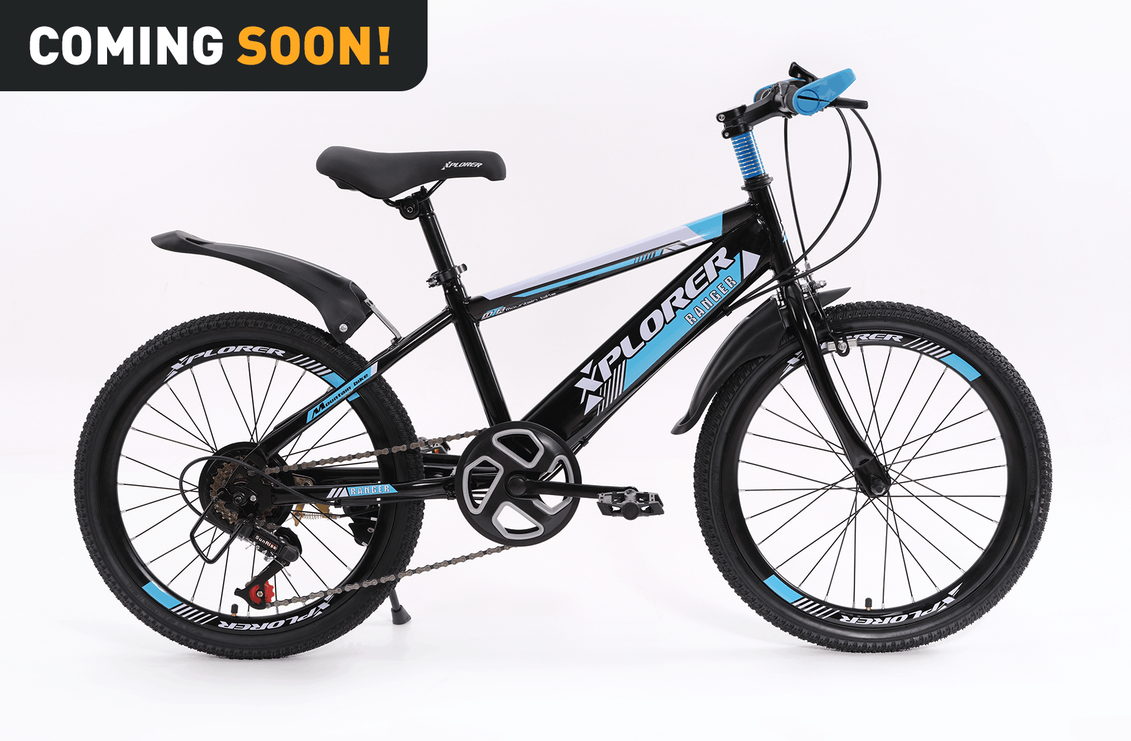 Kids bicycle Xplorer Ranger black-blue 20"