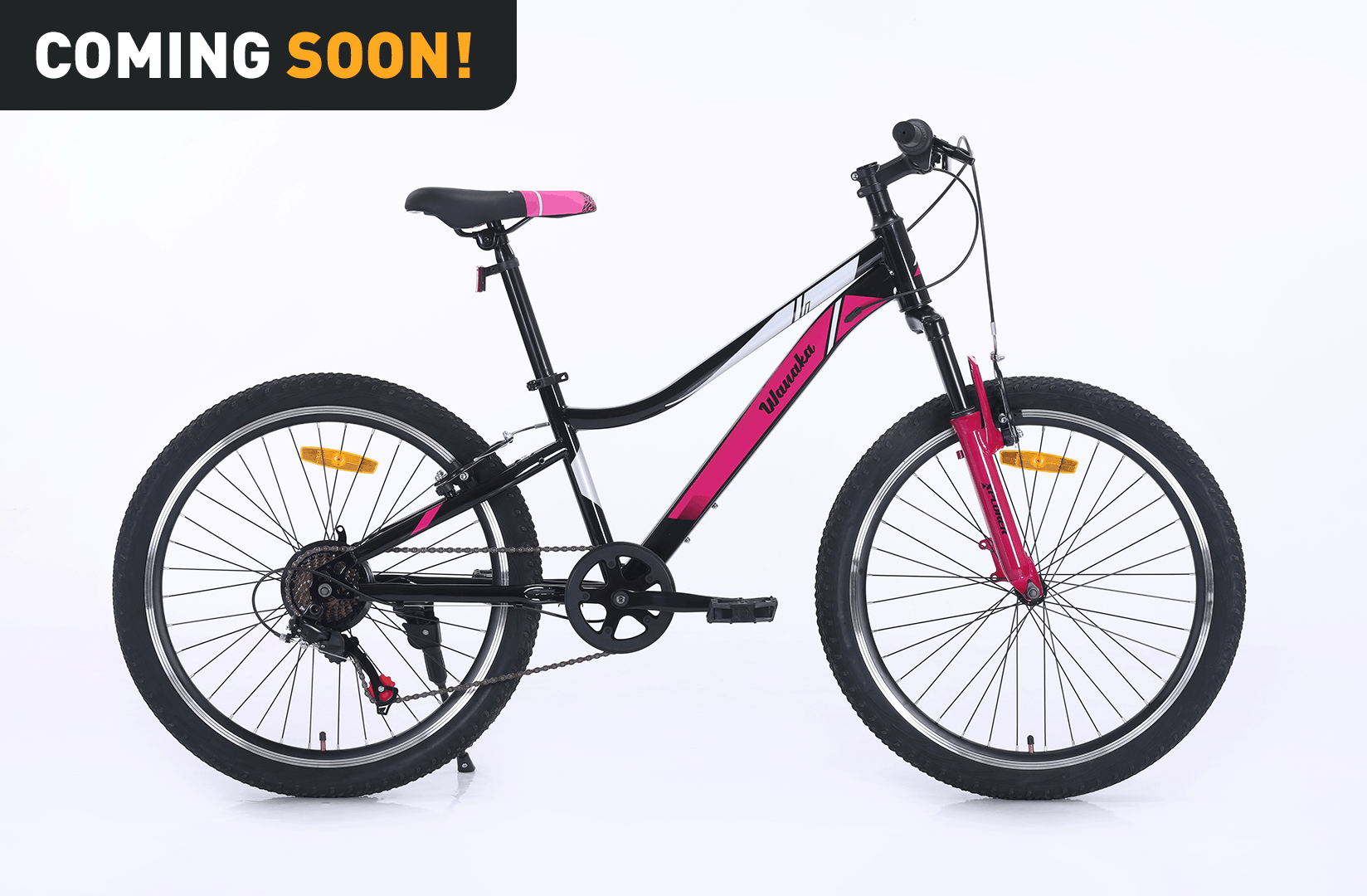 Kinderfahrrad Xplorer WANAKA Black-Pink 24"