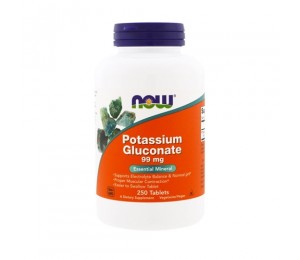 Now Foods Potassium Gluconate 99mg (250) Standard