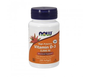Now Foods Vitamin D3 2000IU (240) Standard