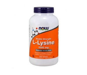 Now Foods L-Lysine 1000mg (250 Tabs) Unflavored