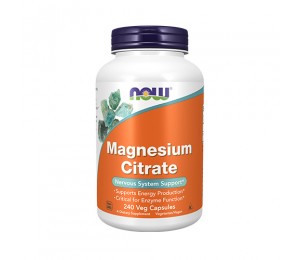 Now Foods Magnesium Citrate (240 vcaps) Unflavoured