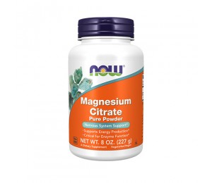 Now Foods Magnesium Citrate Pure Powder (227g) Unflavoured