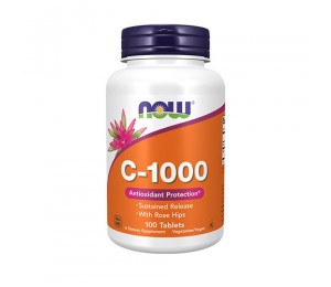 Now Foods C-1000 Sustained Release (100 Tabs) Unflavoured