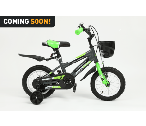 Xplorer Kinderfahrrad DARK schwarz-grün 12"