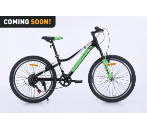 Kinderfahrrad Xplorer VELTRION Black-Green 24"