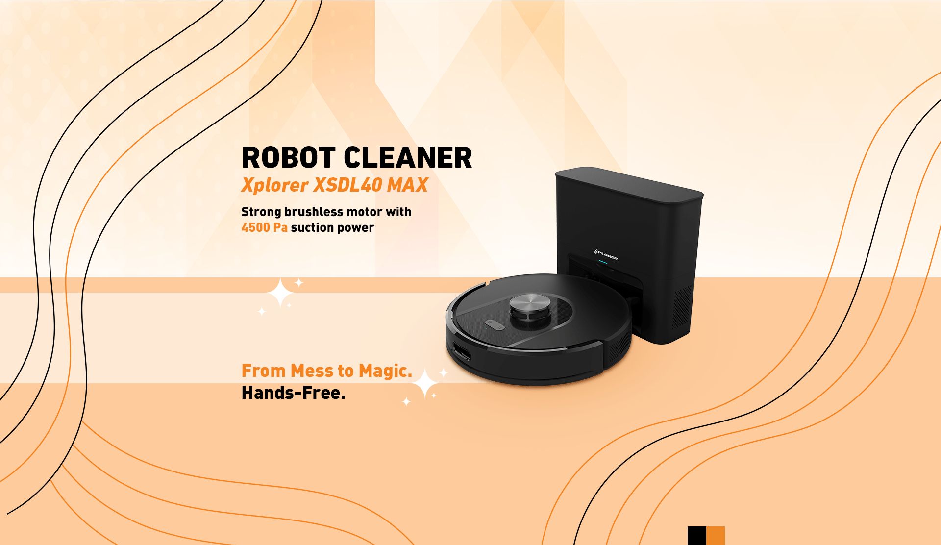 Xplorer robot cleaner